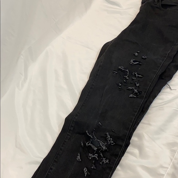🌺HP🌺 Black high rise straight denim 12R - Picture 4 of 8